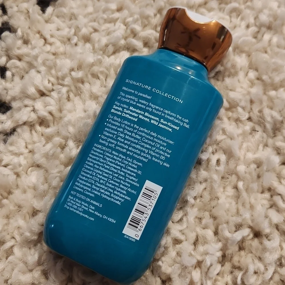 Bath & Body Works Bali Blue Surf Lotion 8oz RARE DISCONTINUED SCENT